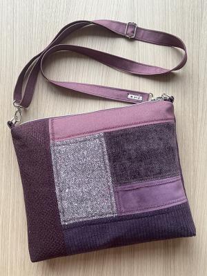 "Flickenwerk IV/6" - AUBERGINE-PFLAUME
